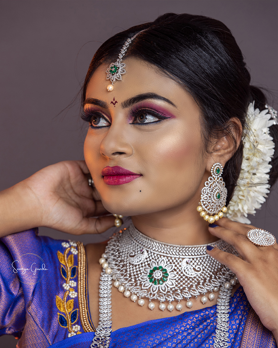 HD makeup look by Soumya Gowda